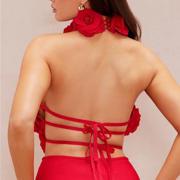 Rose Bandage Maxi Dress - Picture 4 of 4